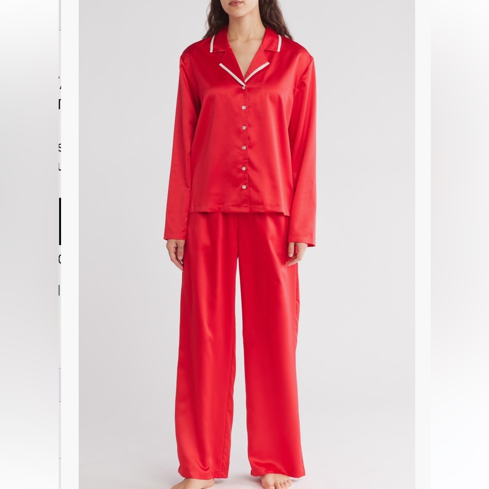 Nordstrom Rack Classic Satin Pajama 2-piece Set